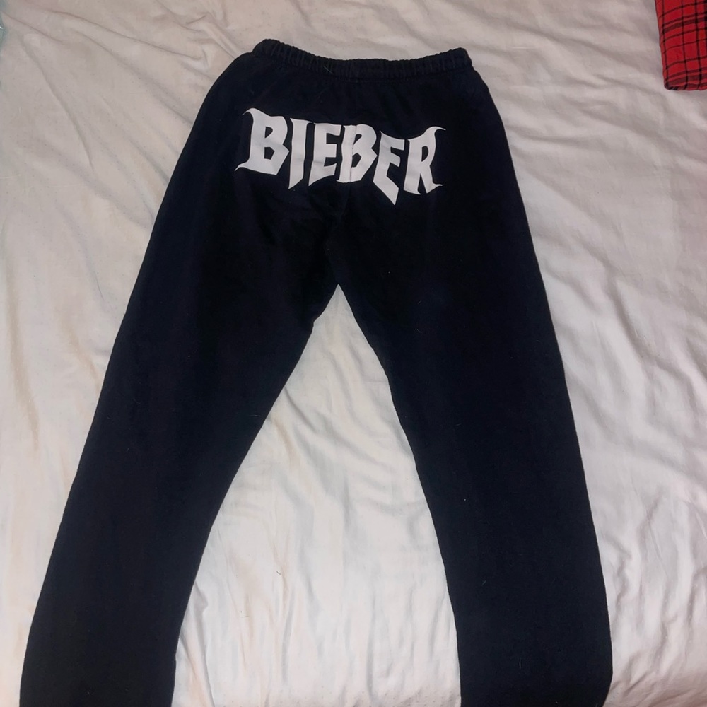 Justin Bieber sweatpants size medium